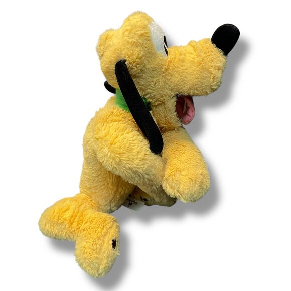 Disney Parks Plush Pluto Dog Nursery Bedroom Decor Green Collar Shower 15" - Picture 4 of 11
